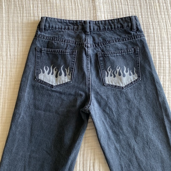 Unbranded black jeans, sz Small/28 - Picture 7 of 8